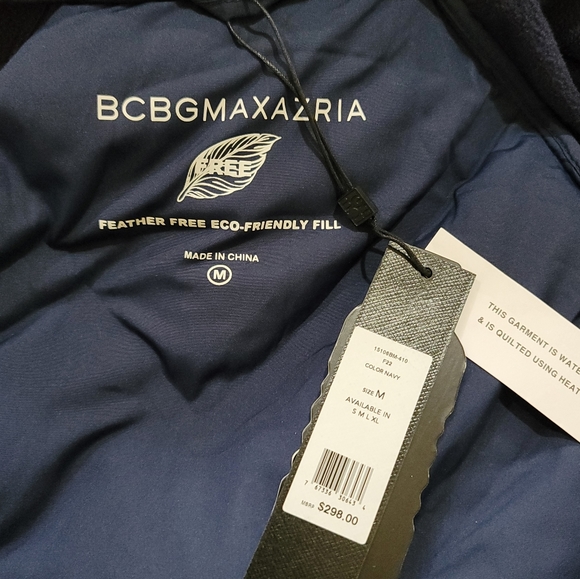 NWT BCBG MaxAzria Eco-Friendly Fill Water Resistant Light Jacket with Ho… - Picture 8 of 11